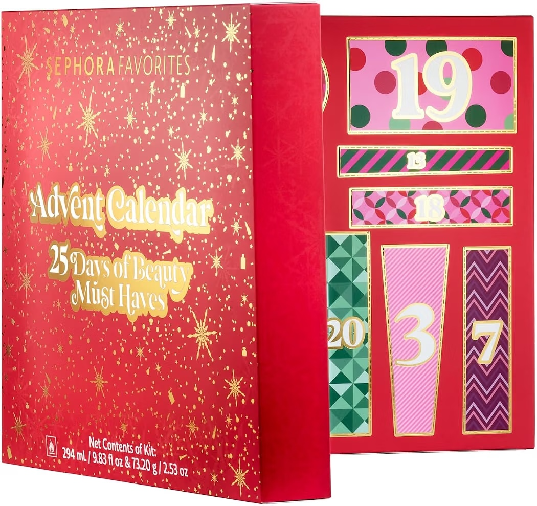 NAVIDAD: Calendario de Adviento Sephora Favorites 25 Days of Beauty Must Haves
