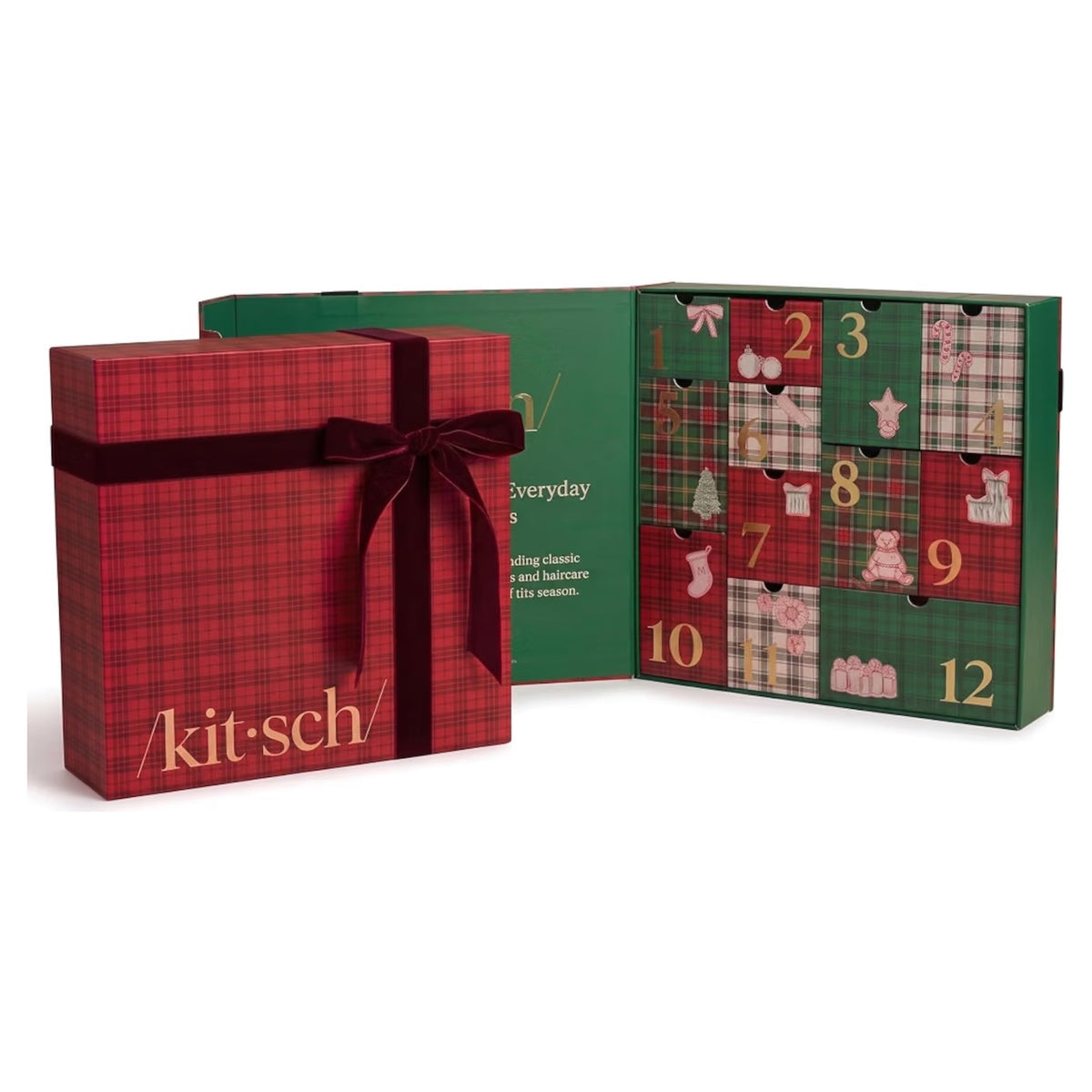 NAVIDAD: Calendario de Adviento Kitsch Cuidado Personal 12 Days