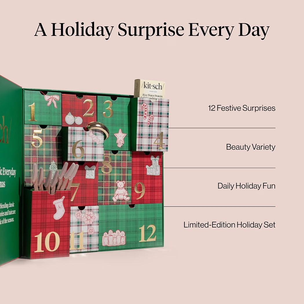 NAVIDAD: Calendario de Adviento Kitsch Cuidado Personal 12 Days