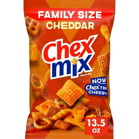Mezcla Snacks Chex Mix Cheddar Tamaño Familiar 382g
