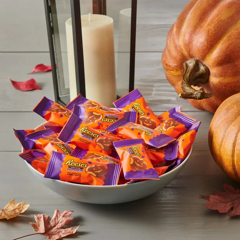 HALLOWEEN: Reese’s Milk Chocolate Mantequilla de Maní Calabazas 272g