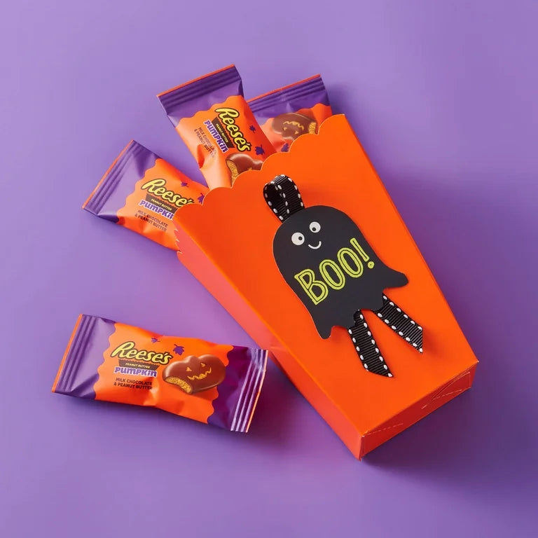HALLOWEEN: Reese’s Milk Chocolate Mantequilla de Maní Calabazas 272g