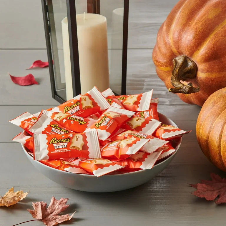 HALLOWEEN: Reese’s White Creme Mantequilla de Maní Fantasmas 272g