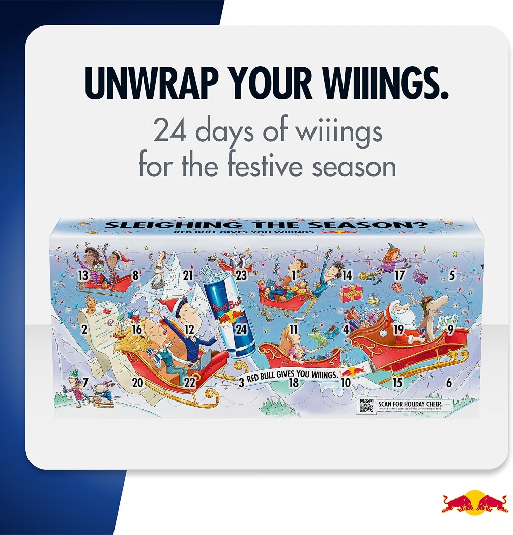 NAVIDAD: Calendario de Adviento Red Bull 24 Días
