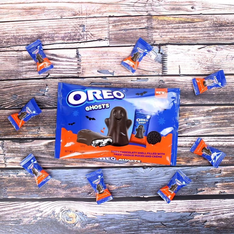 HALLOWEEN: Chocolates Oreo Ghosts Cookies & Crème 198g