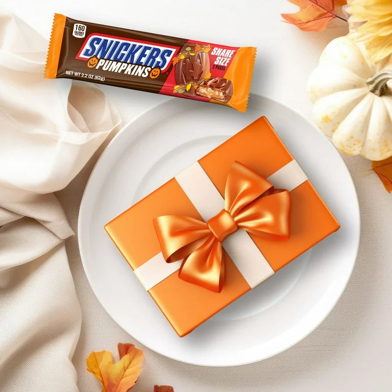 HALLOWEEN: Chocolate Snickers Relleno Original Calabazas x2 Unidades - 62g