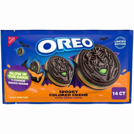 HALLOWEEN: Galletas Oreo Spooky Colored Creme x14 Unidades