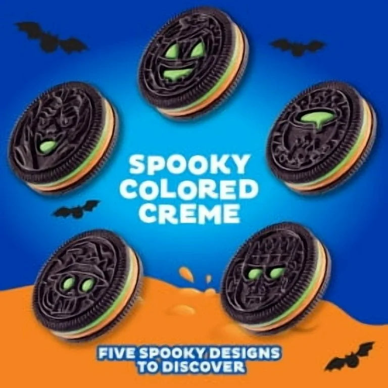 HALLOWEEN: Galletas Oreo Spooky Colored Creme x14 Unidades