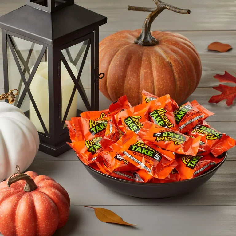 HALLOWEEN: Snacks Reese’s Take 5 Pretzel, Maní & Chocolate Tamaño Jumbo 552g