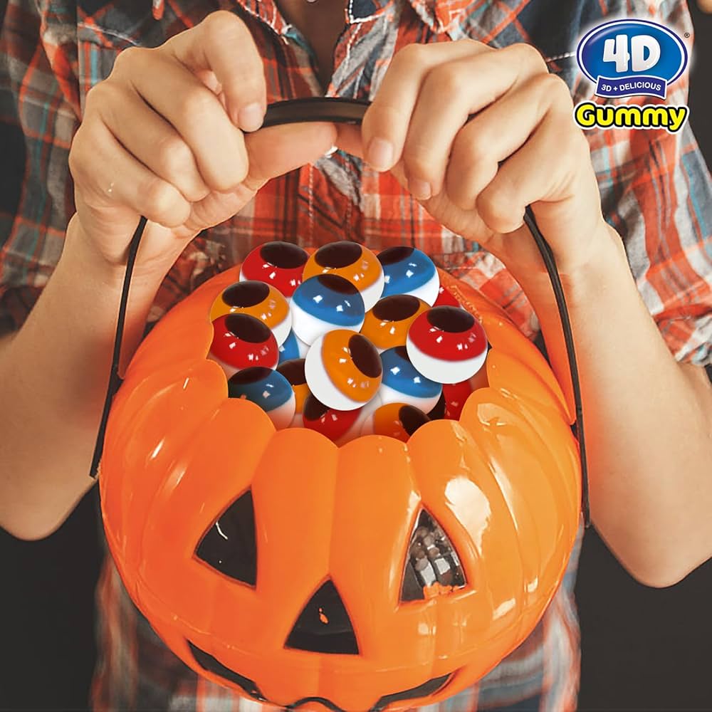 HALLOWEEN: Gomitas Surtidas Amos 4D Gummy Eyeballs 255g
