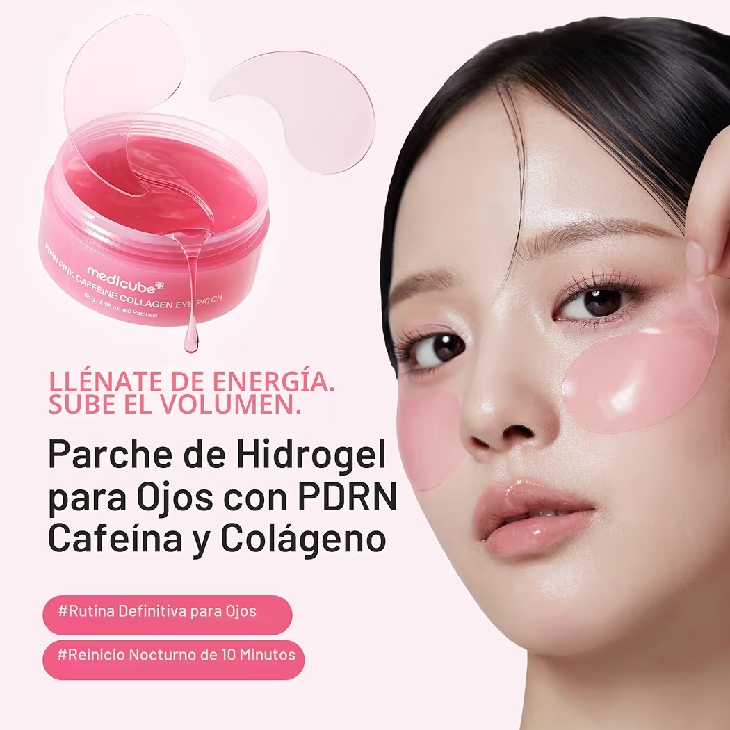 Parches Contorno de Ojos Medicube PDRN, Cafeína & Colágeno x60 Unidades - 85g