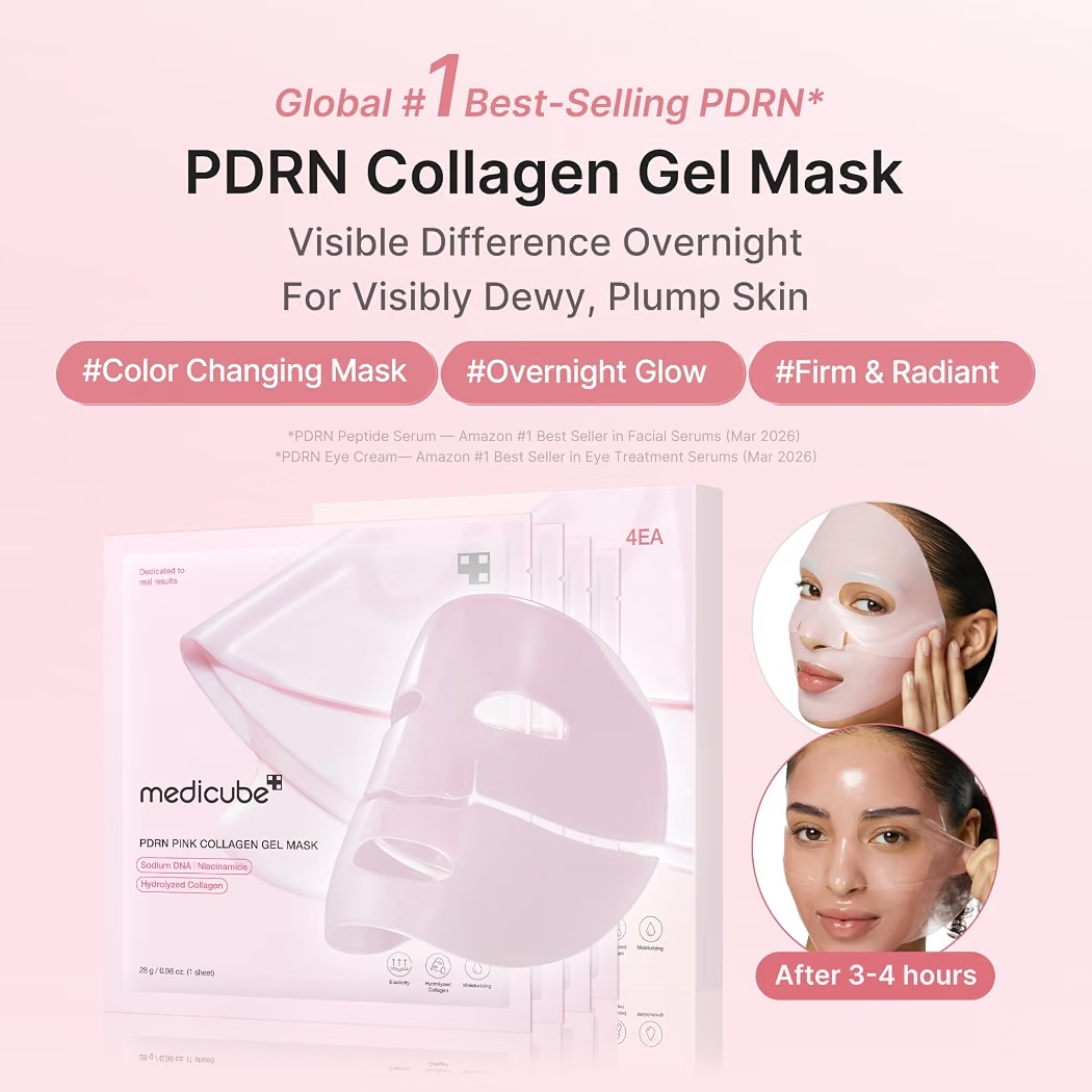 Máscara Medicube PDRN Pink Collagen Gel 28g - 4 Unidades