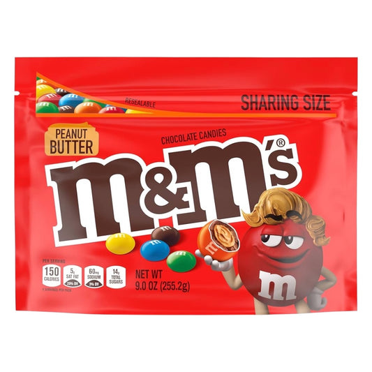 M&M’s Mantequilla de Maní Tamaño Grande 255g