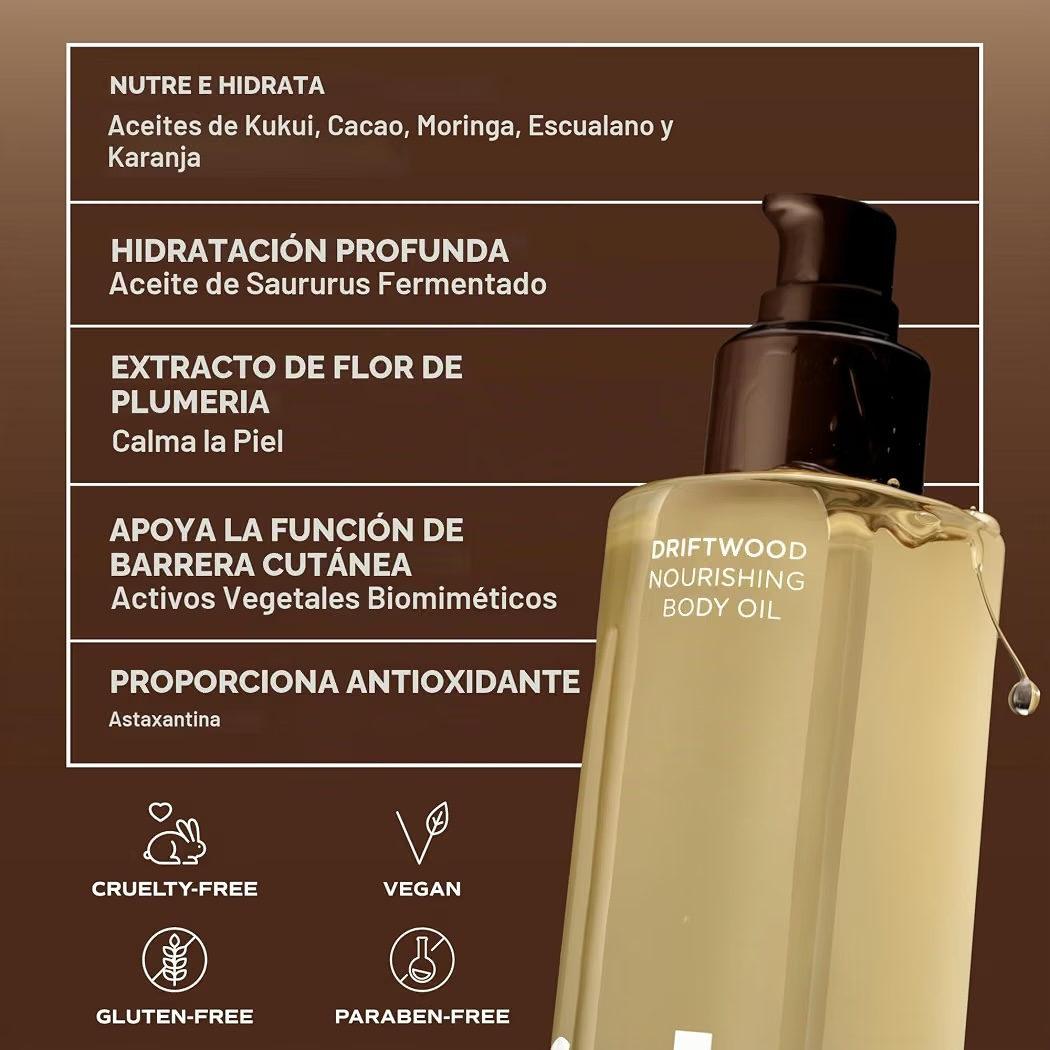 Aceite Hidratante Corporal Saltair Driftwood Nourishing Body Oil 118 mL