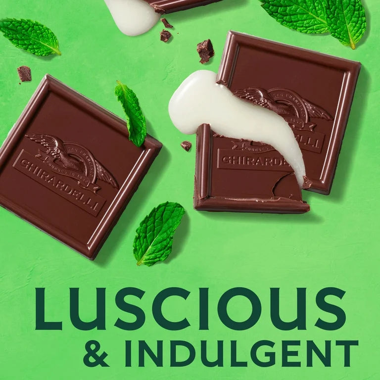 Chocolates Ghirardelli Squares Dark Chocolate Mint 151g