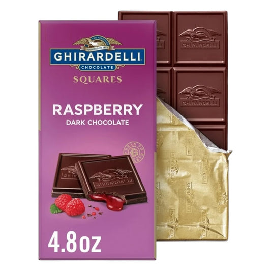 Chocolate Ghirardelli Squares Frambuesas 138g