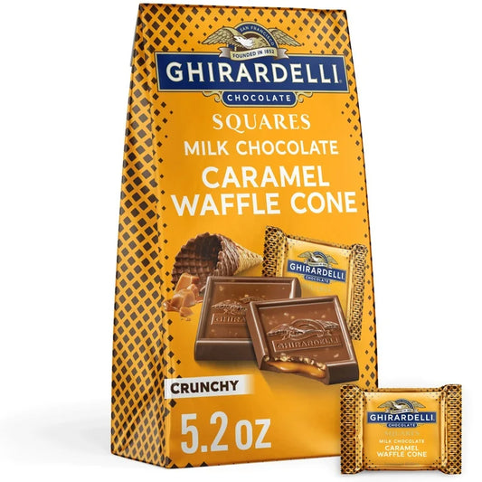 Chocolates Ghirardelli Squares Caramel Waffle Cone 147g
