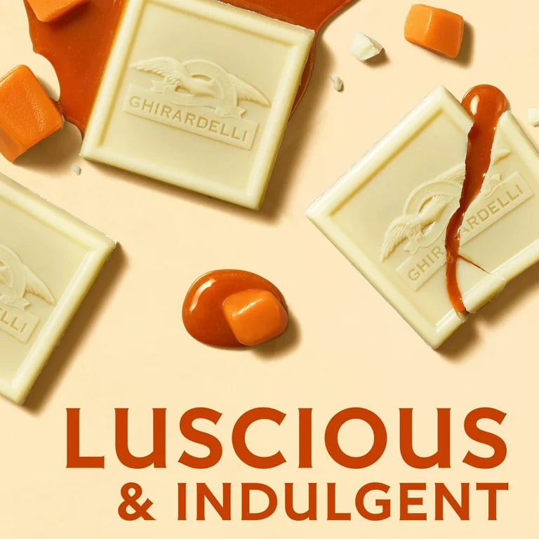 Chocolates Ghirardelli Squares White Chocolate Caramel 142g