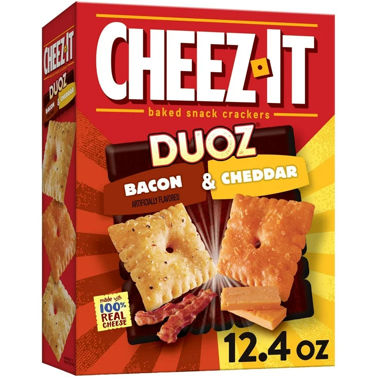 Snack Cheez-It Duoz Bacon & Cheddar Tamaño Grande 350g
