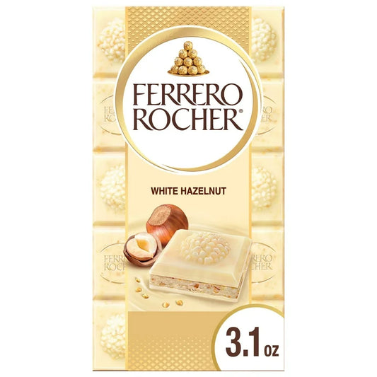 Chocolate Blanco + Avellanas Ferrero Rocher 87g
