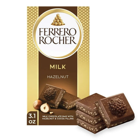 Chocolate Leche + Avellanas Ferrero Rocher 87g