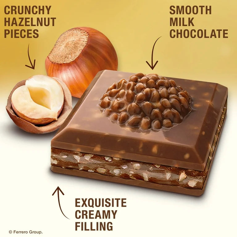 Chocolate Leche + Avellanas Ferrero Rocher 87g