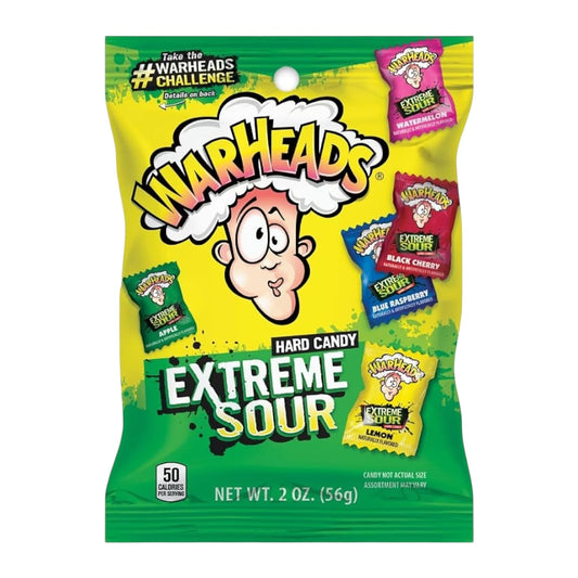 Warheads Caramelo Duro Ácido Extremo Surtido 56g