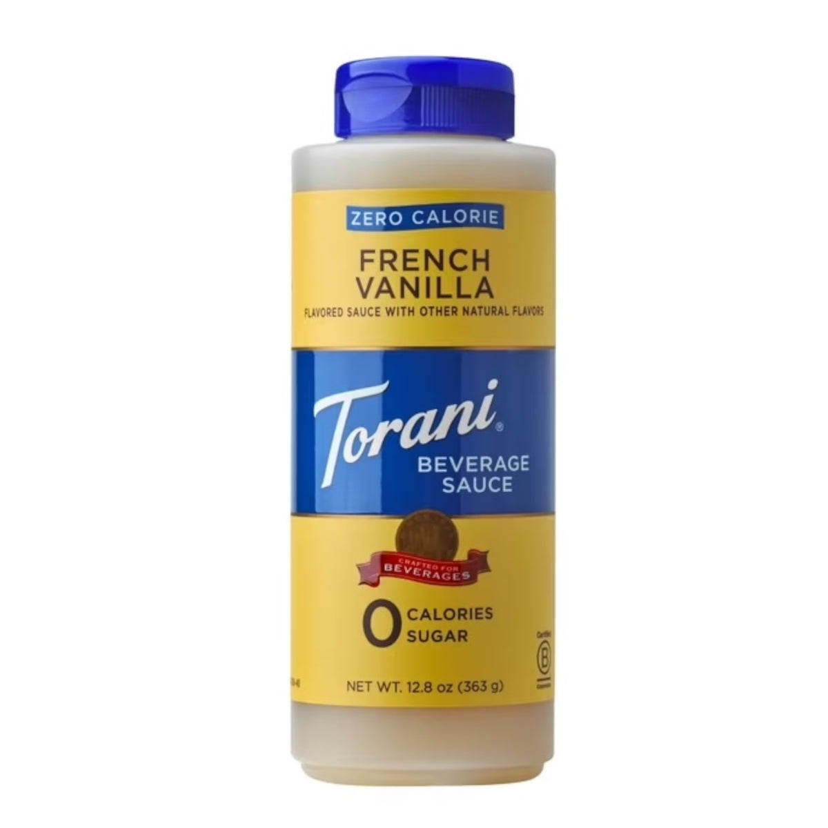 Salsa Torani Beverage Sauce Zero Sugar-Calorie French Vanilla 363g