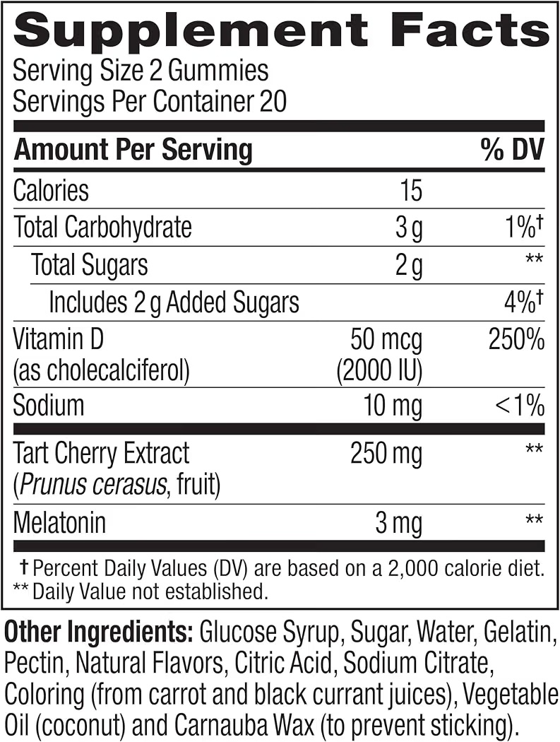 MUSCLE RECOVERY: Gomitas Olly Berry Rested Sleep x40 Unidades