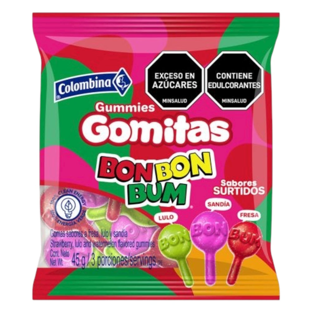 Gomitas BON BON BUM Sabores Surtidos 45g
