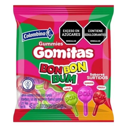 Gomitas BON BON BUM Sabores Surtidos 45g