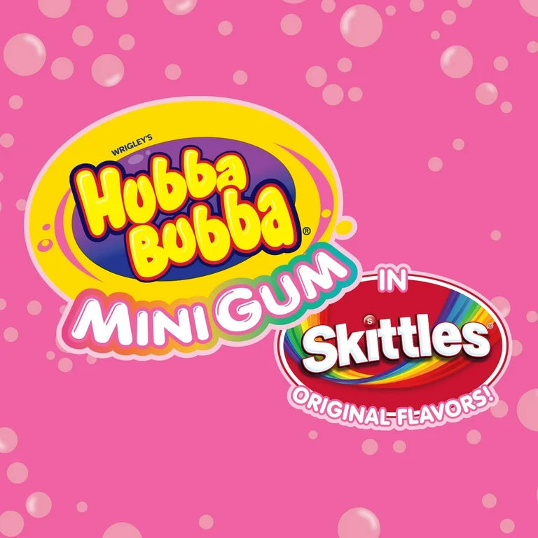 Chicles Hubba Bubba Sabor Skittles Original Flavors x40 Unidades