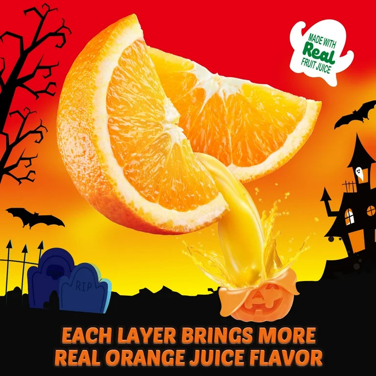 HALLOWEEN: Gomitas de Naranja Pelables Pumpkin Amos Peelerz Tamaño Grande 170g