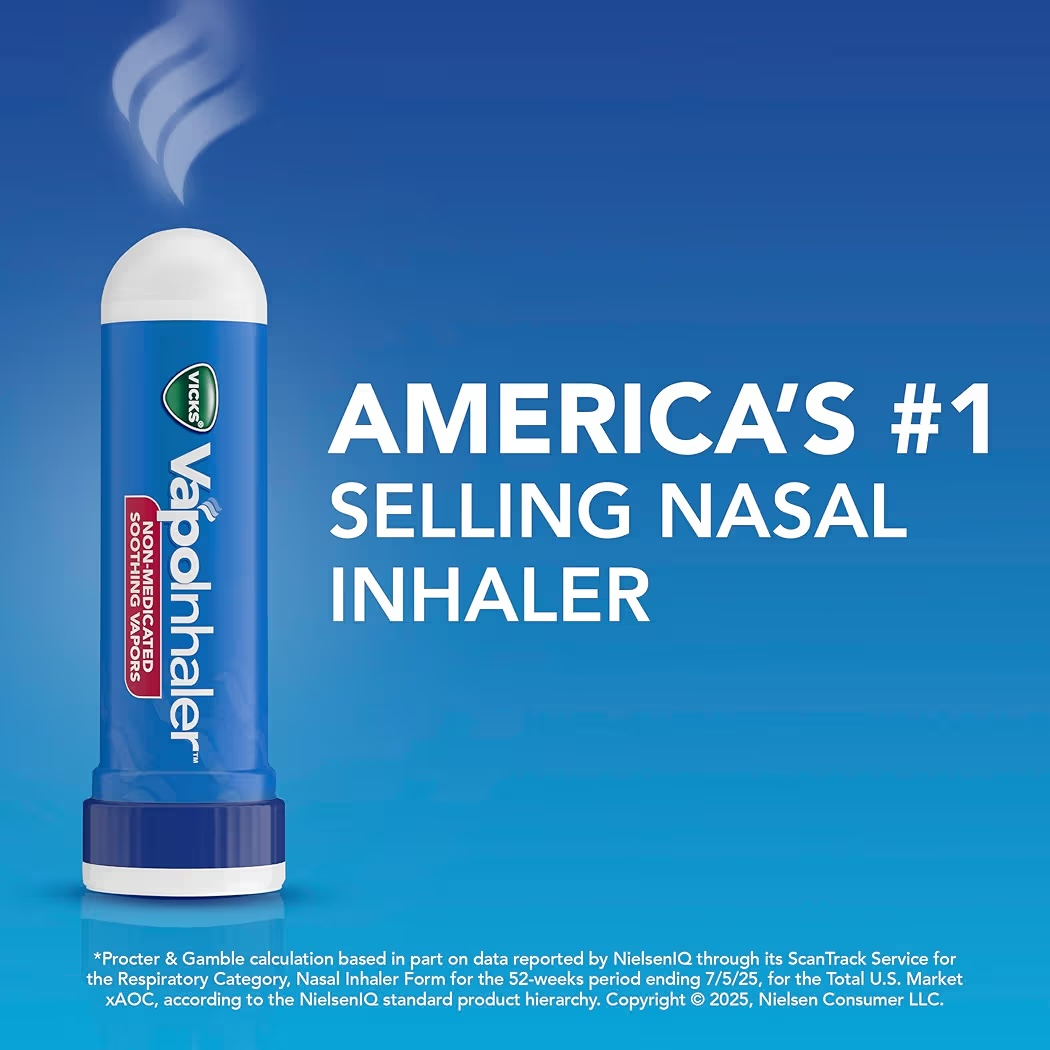 Inhalador Nasal Vicks VapoInhaler Pack x2 Unidades