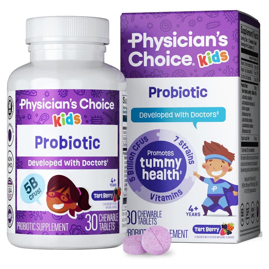 PROBIOTIC KIDS: Pastillas Masticables Physician’s Choice Tart Berry Kids Probiotic x30 Unidades
