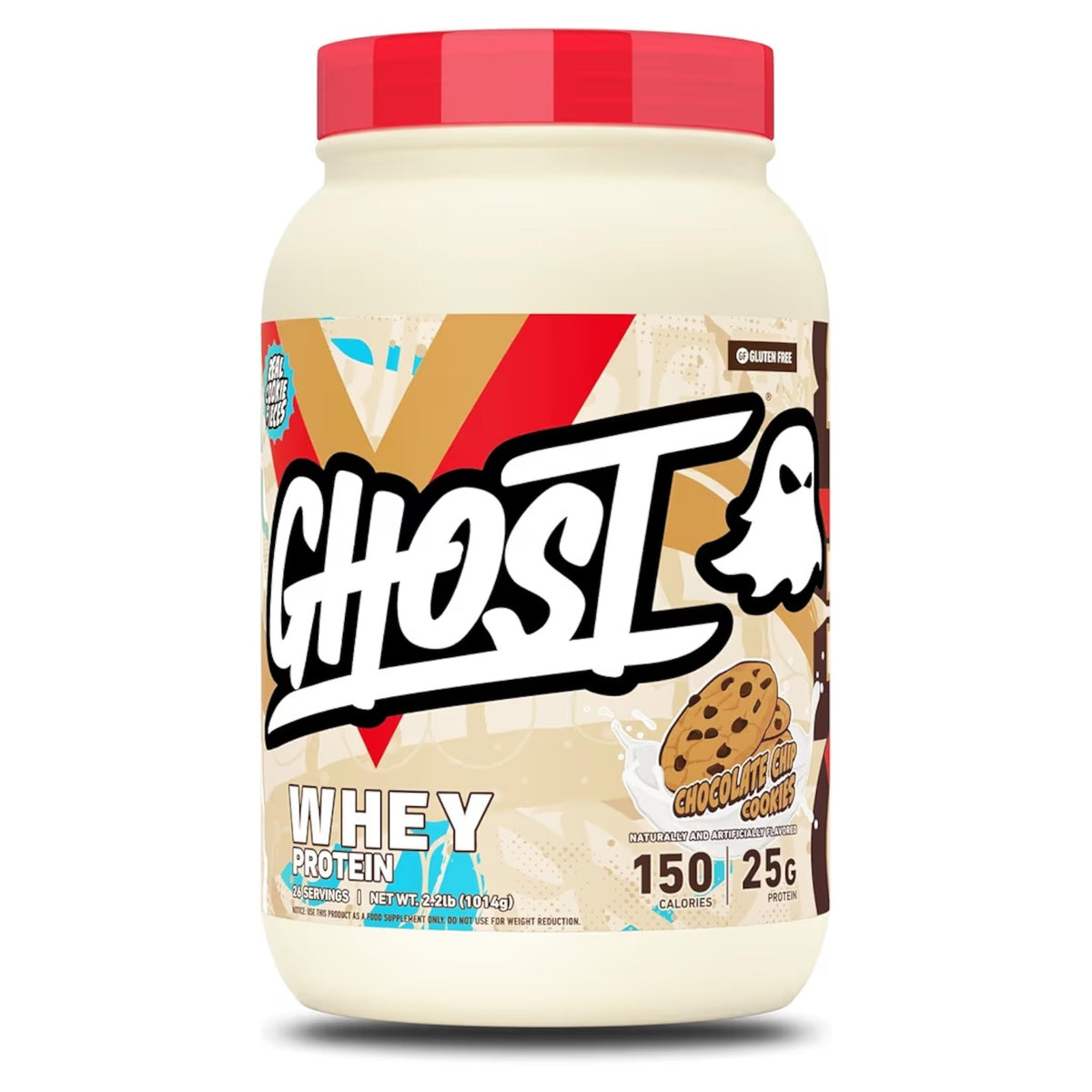Suplemento Proteína Ghost Whey Protein Chocolate Chip Cookies 1 Kg