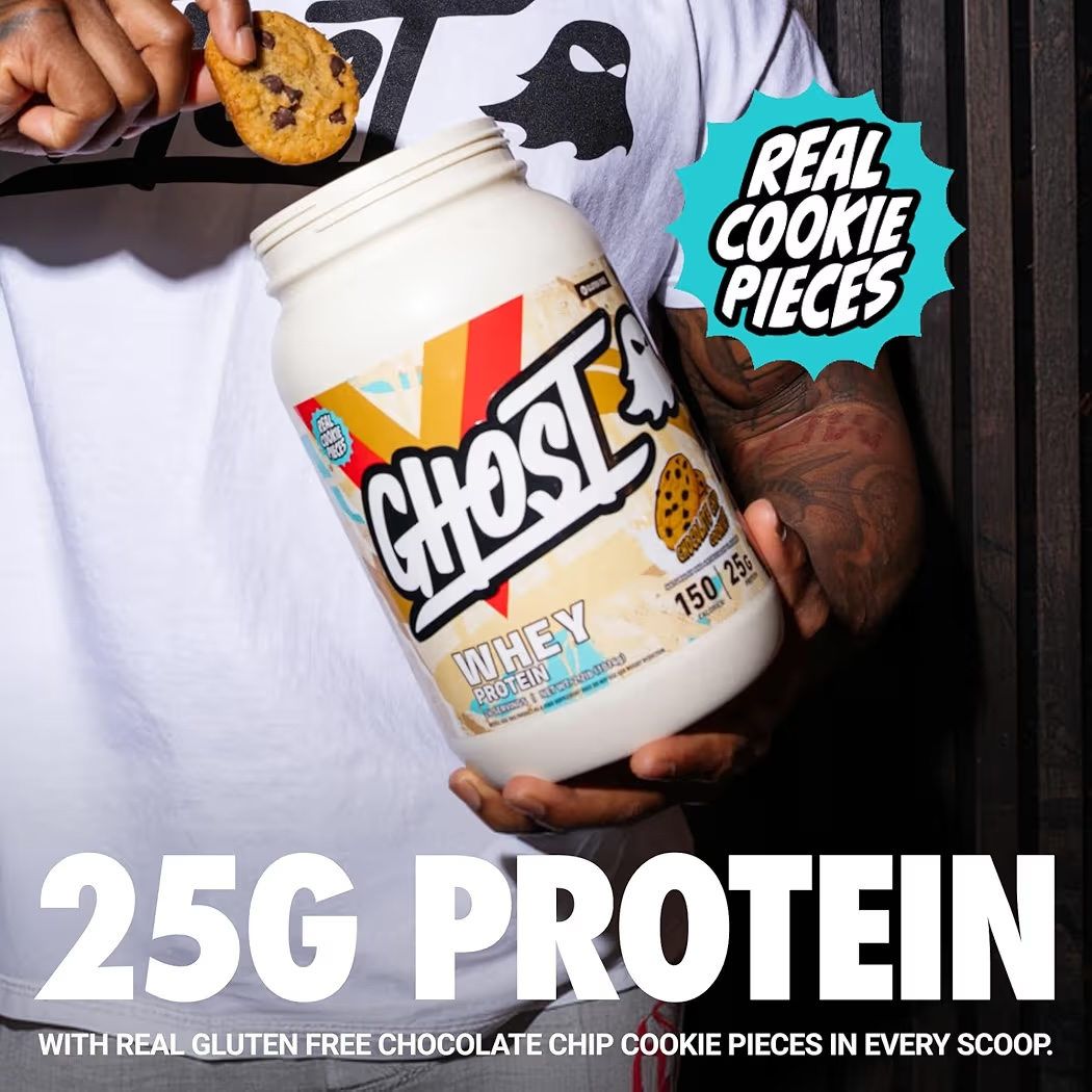 Suplemento Proteína Ghost Whey Protein Chocolate Chip Cookies 1 Kg
