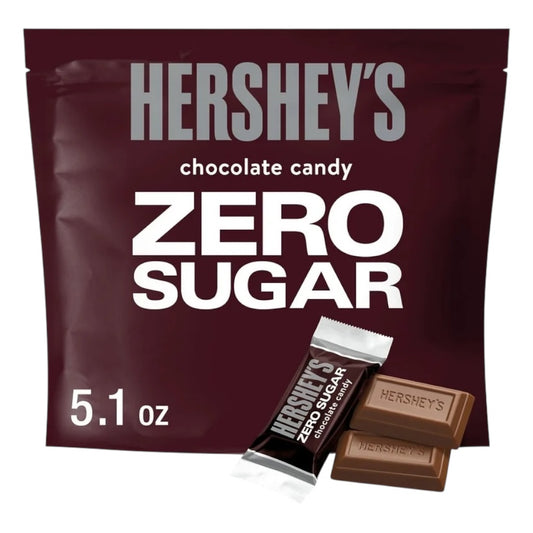 Chocolates Hershey’s Sin Azúcar Tamaño Grande 144g