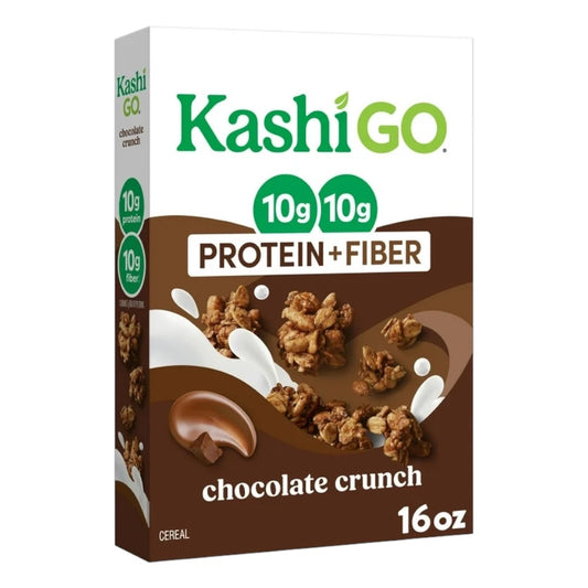 Cereal Kashi GO Chocolate Crunch 10g Proteína 10g Fibra - 453g