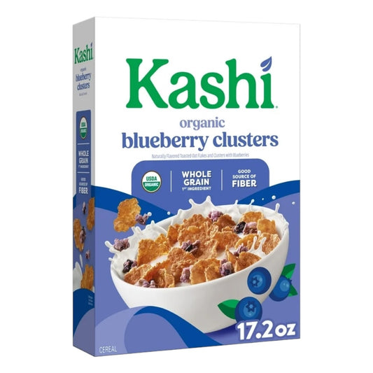 Cereal Kashi Organic Blueberry Clusters Tamaño Grande 487g