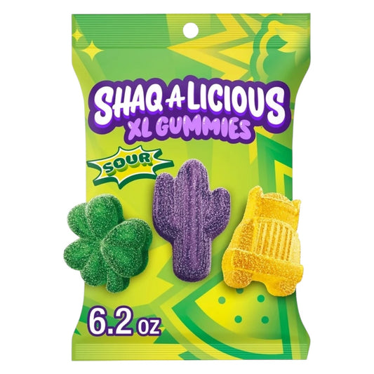 Gomitas Shaq-A-Licious XL Gummies Ácidas Tamaño Grande 175g