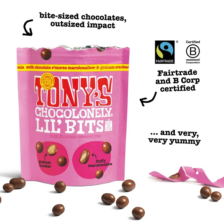 Chocolates Tony’s Chocolonely Lil’ Bits S’Mores 113g