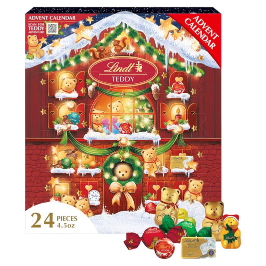 NAVIDAD: Calendario de Adviento Chocolates Lindt Teddy 24 Days