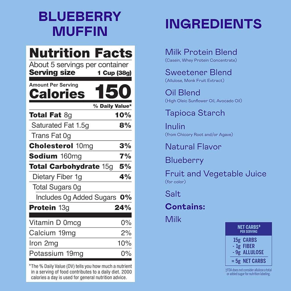 Cereal Proteico Magic Spoon Blueberry Muffin 198g