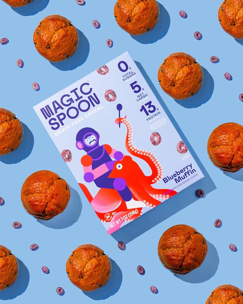 Cereal Proteico Magic Spoon Blueberry Muffin 198g