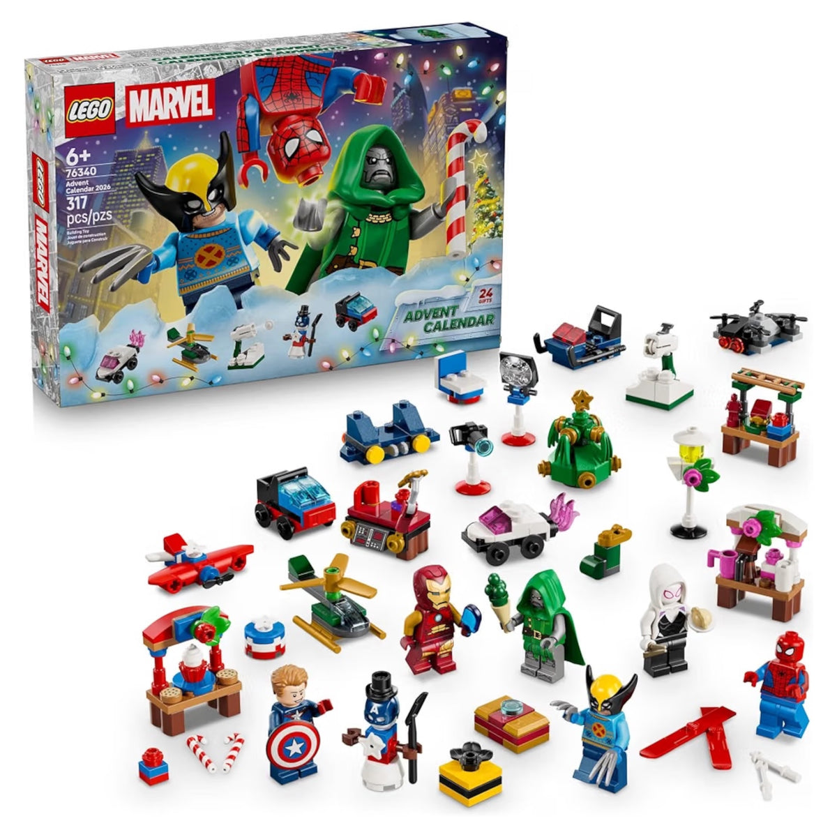 NAVIDAD: Calendario de Adviento Lego Marvel 24 Días
