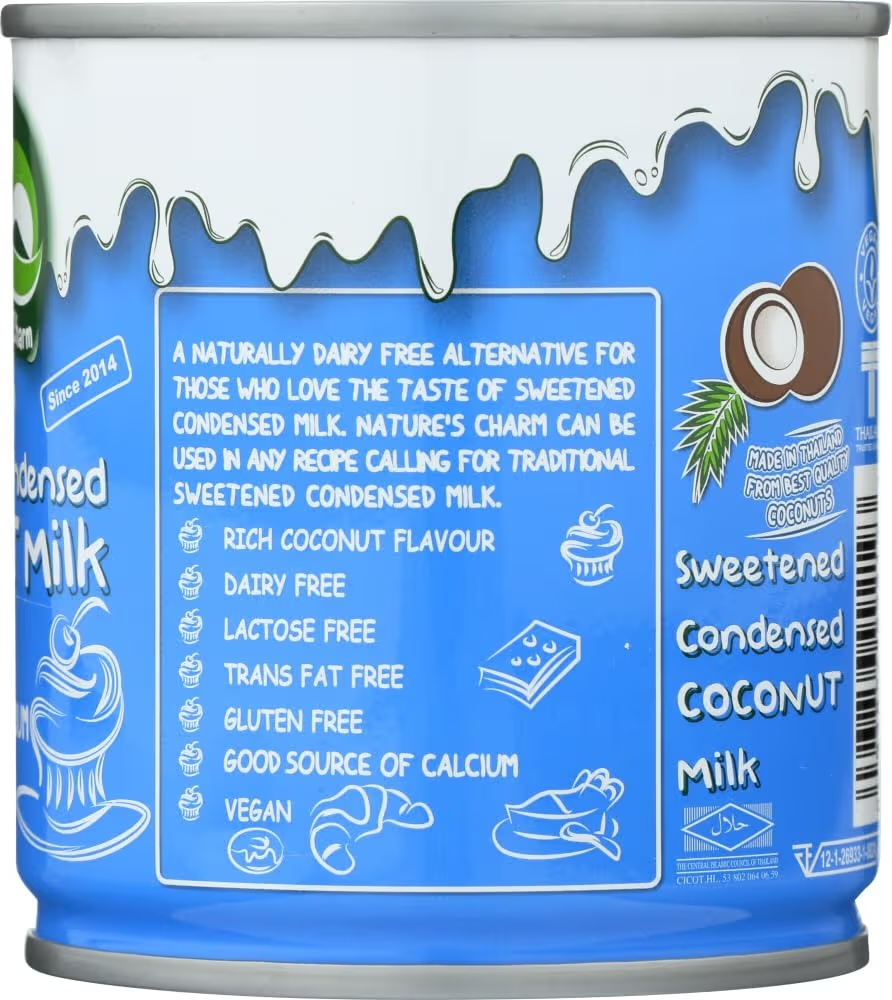 Leche de Coco Condensada Nature’s Charm Sweetened Condensed Coconut Milk 320g