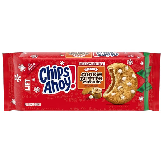 NAVIDAD: Galletas Chips Ahoy! Chewy Cookie Butter Inspired Tamaño Grande 281g