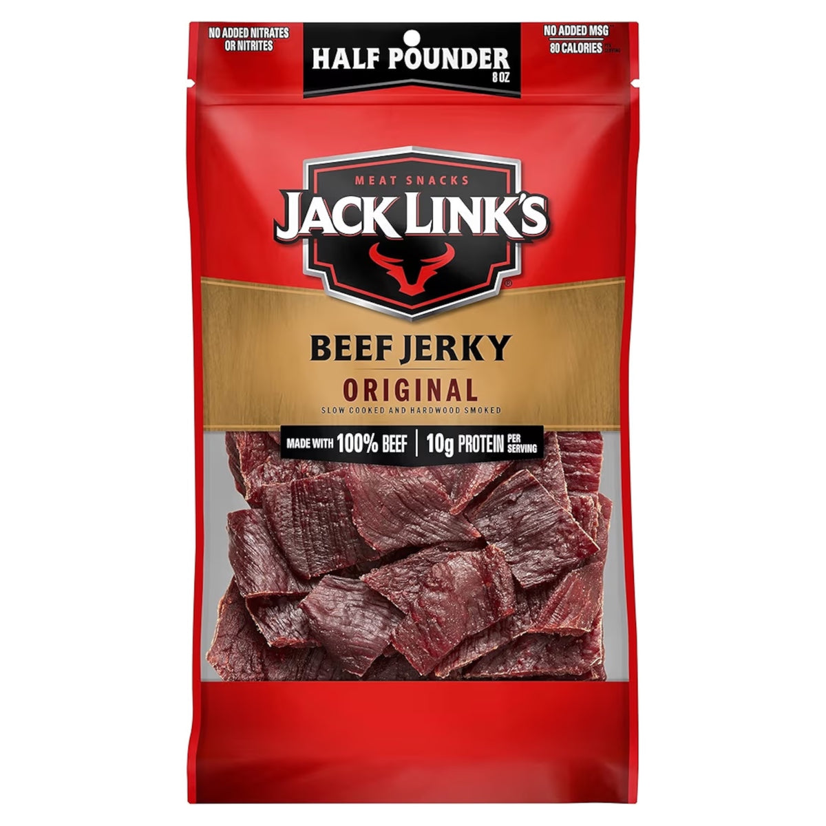 Jack Link’s Beef Jerky Original 10g Proteína Tamaño Grande 227g