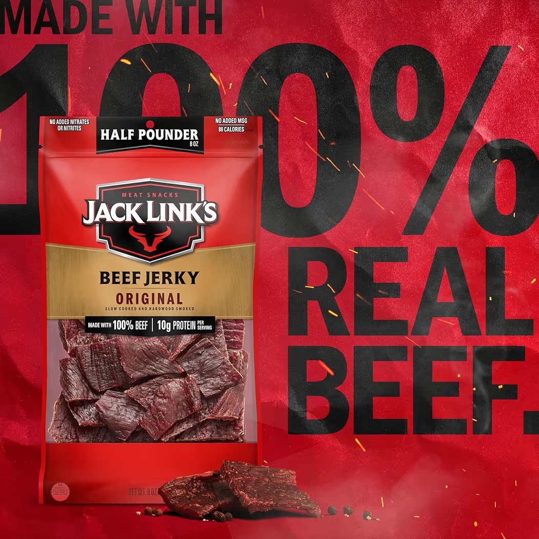 Jack Link’s Beef Jerky Original 10g Proteína Tamaño Grande 227g